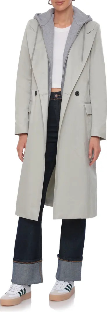 Avec Les Filles Hooded Double Breasted Trench Coat | Nordstromrack | Nordstrom Rack