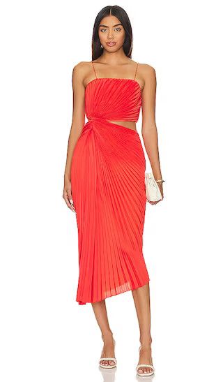 Fayeth Dress in Chili Pepper Red Dress Revolve Dress #LTKtravel #LTKwedding #LTKstyletip #LTKU | Revolve Clothing (Global)