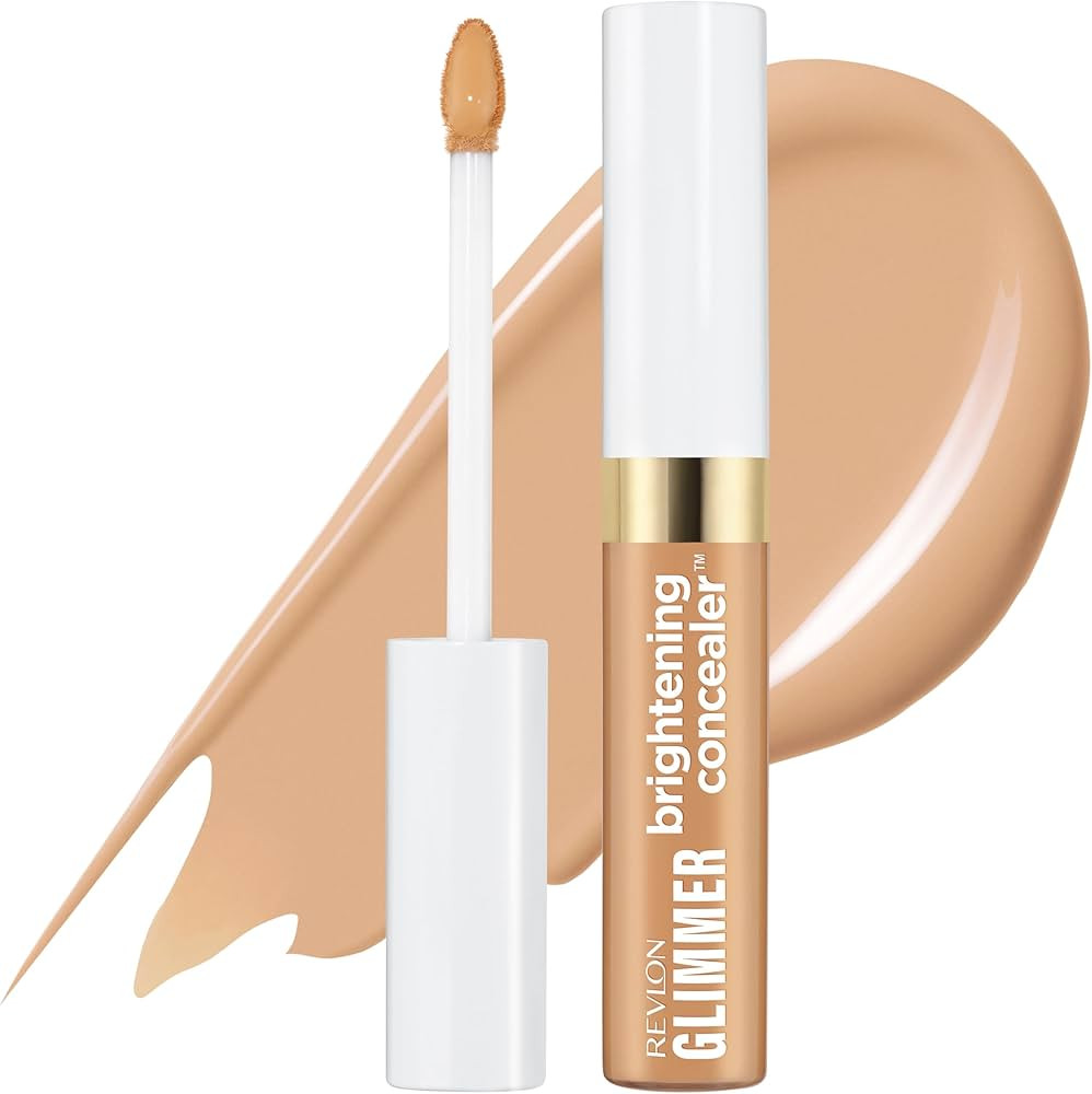 Revlon Glimmer Brightening Concealer, Liquid Under Eye Makeup, Made with Caffeine, Vitamin C, & S... | Amazon (US)