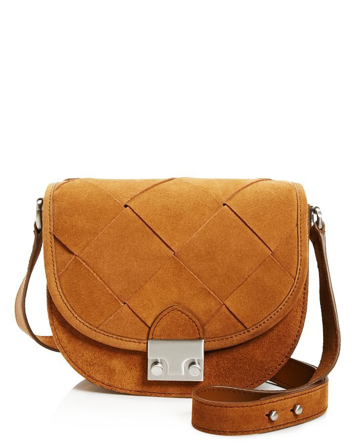 Woven Suede Saddle Bag - 100% Exclusive | Bloomingdale's (US)