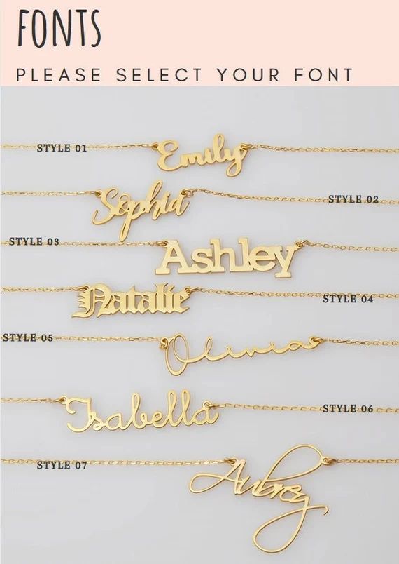Personalized Name Necklace  Silver Name Necklace  Gold Mama | Etsy | Etsy (US)