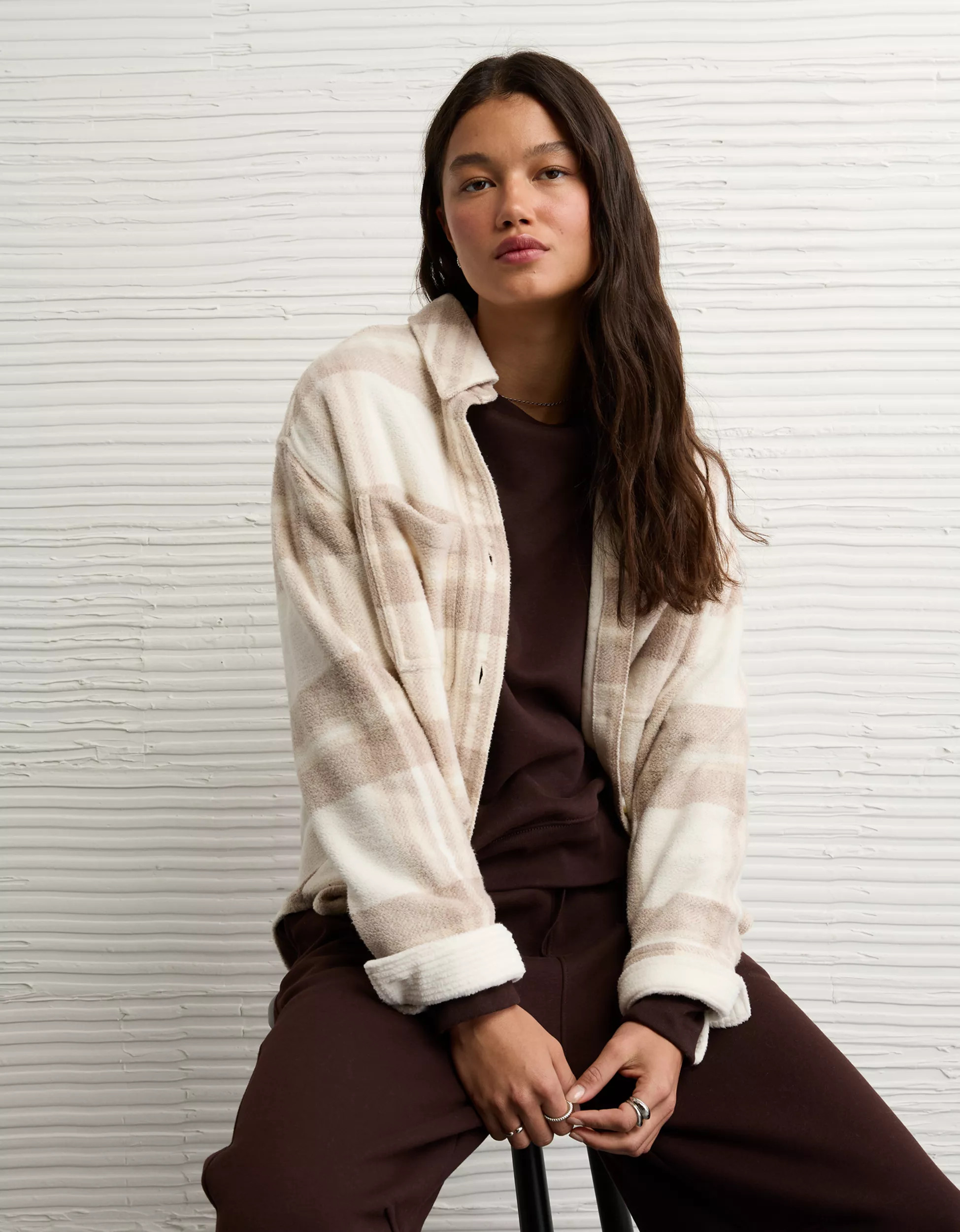 AE Fleece Shacket | American Eagle Outfitters (US & CA)