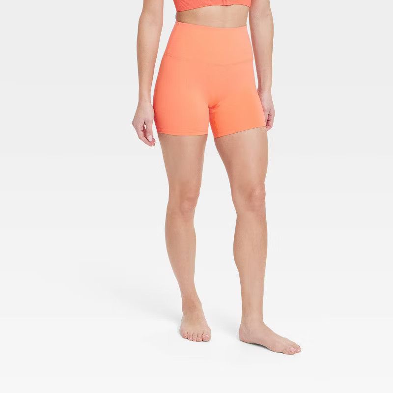 Women's Brushed Sculpt Bike Shorts 5" - All in Motion™ | Target