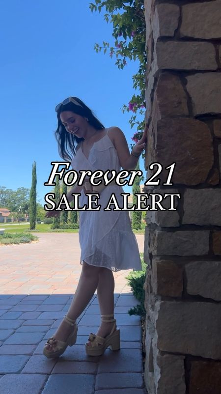 Comment SALE to shop the Forever21 Sale!! Online only 21% off everything 🩷 Top picks super trendy yet classic, honestly obsessed with each piece for summer. Xoxo, Lauren 

How to Shop:
~ comment SALE to get the link to shop sent directly to your dms (you must be following me to be able to receive) 
~ Click the LTK link in my bio 

#forever21 #forever21sale #forever21dress #salealert #summersales #maxidresses #mididresses #corsettop #f21sale #f21xme #f21 #trendreels #trendstyle #ootdguide #ootdpost #stylereel #stylereels #stylingreels #fashionreel #fashionreels #everydayfashion #microinfluncer #pinterestoutfit #stylefiles #fashionstyler #fashionstylereels Forever 21 sale, floral midi dress, lace cami top, white vest top, vest dress, F21 sale, explore page, fashion trends, petite fashion, fashion reels 

#LTKfindsunder50 #LTKsalealert #LTKVideo