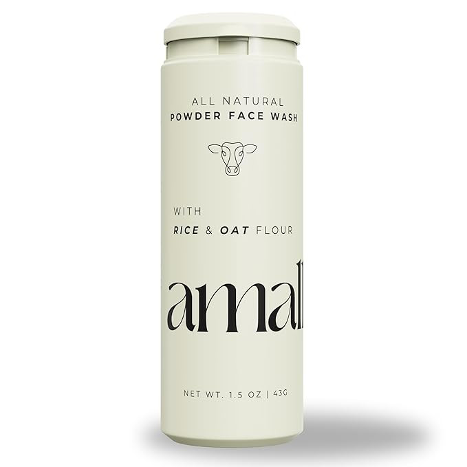 Amallow - Enzyme Powder Face Wash - Gentle Exfoliating Powder-to-Foam Cleanser with Rice Powder, ... | Amazon (US)