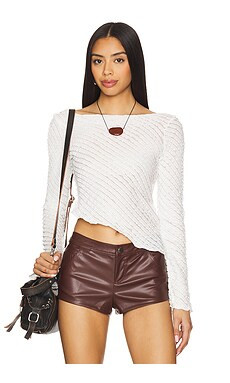 superdown Jayne Long Sleeve Top in White from Revolve.com | Revolve Clothing (Global)
