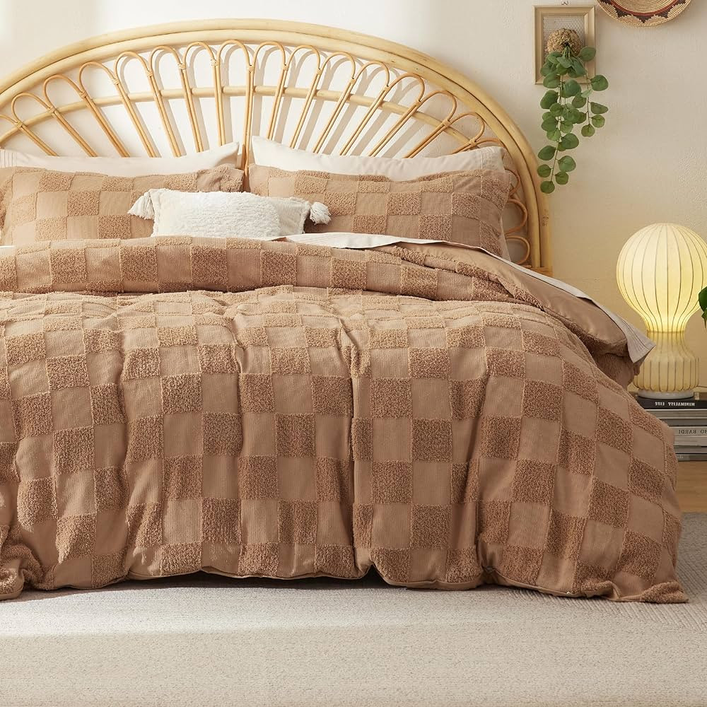 Bedsure Boho Duvet Cover - Boho Bedding Duvet Cover Set for All Seasons, Shabby Chic Jacquard Duv... | Amazon (US)