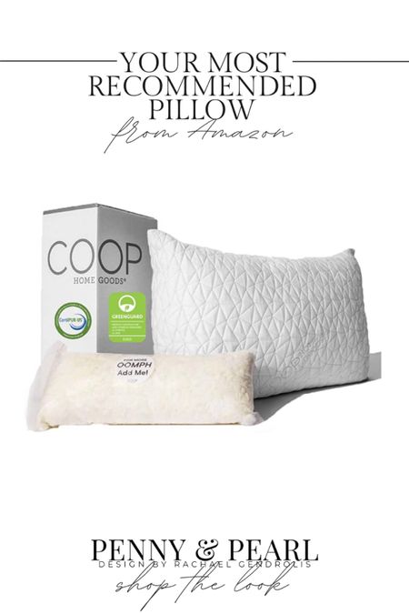I asked for your best pillow recommendations and so many of you said Coop Homegoods from Amazon. It’s $72 and supposedly just what my life has been missing. 



#LTKsalealert #LTKunder100 #LTKhome