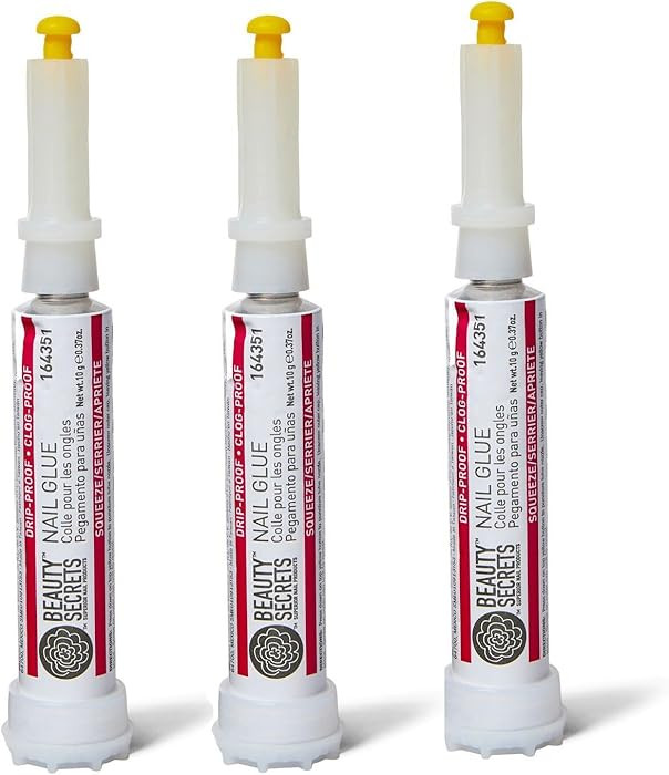 Beauty Secrets Drip & Clog Proof Nail Glue (3 Pack) | Amazon (US)