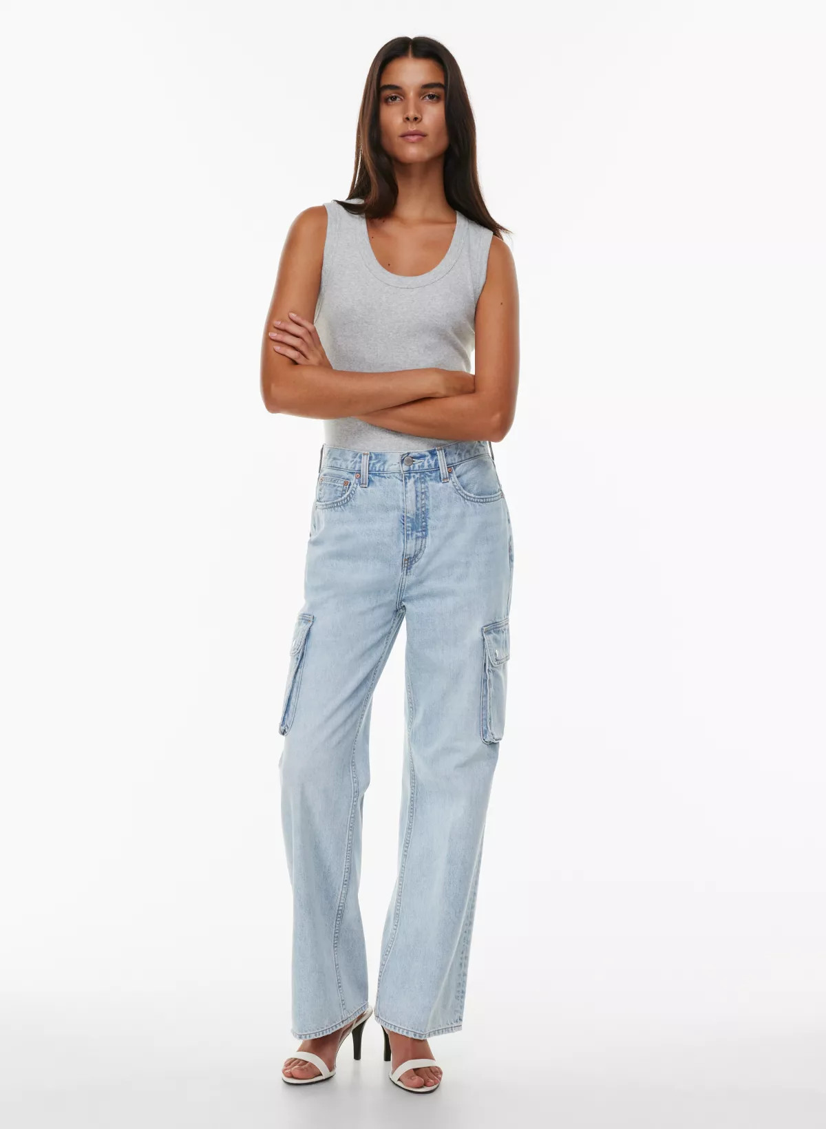 THE '90S HI-RISE LOOSE CARGO JEAN | Aritzia