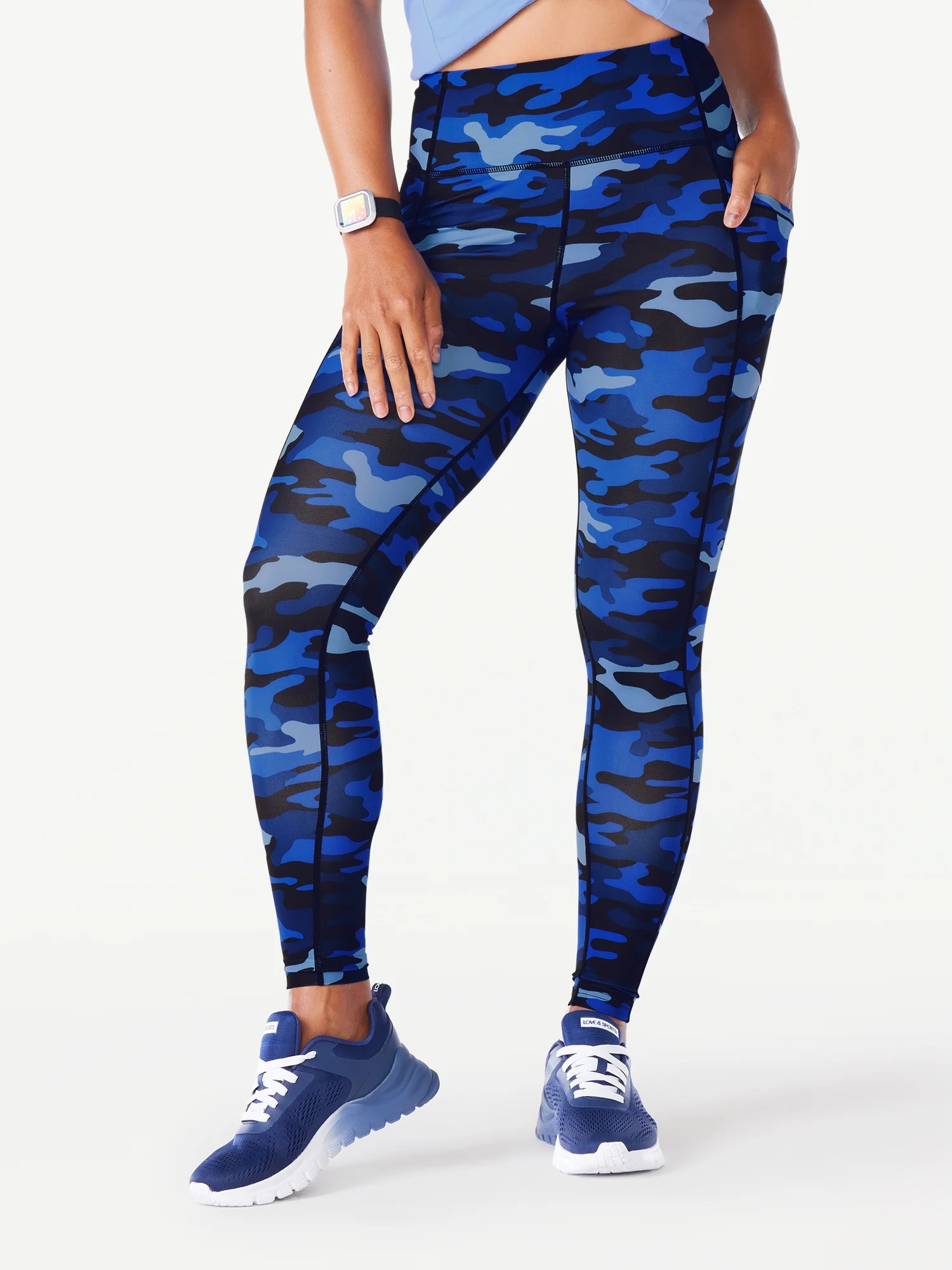 Love & Sports Women's Camouflage Active Leggings, Sizes XS-XXXL | Walmart (US)