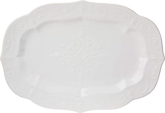 Lenox French Perle Large Serving Platter, White - | Amazon (US)