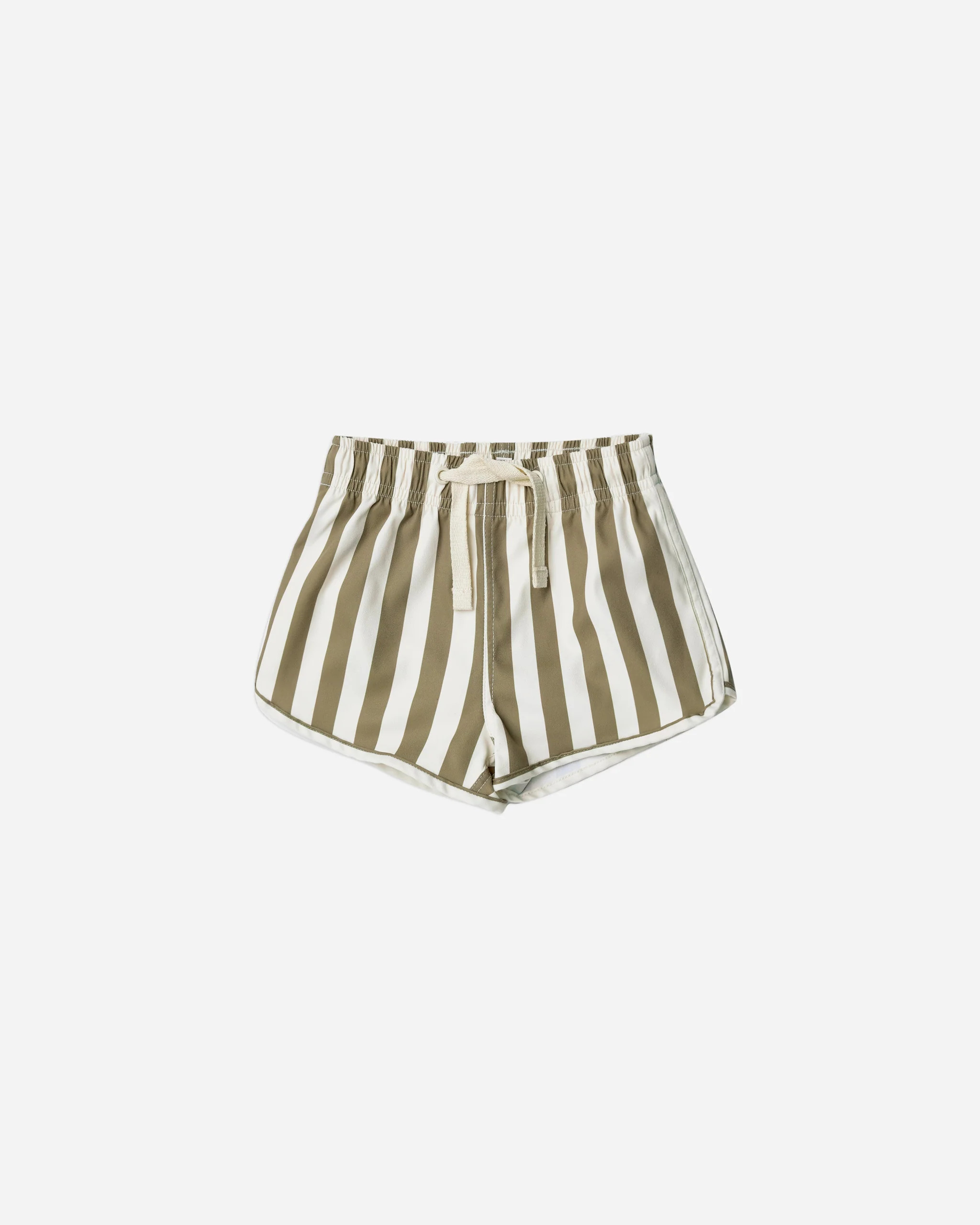 swim trunk || olive stripe | Rylee + Cru
