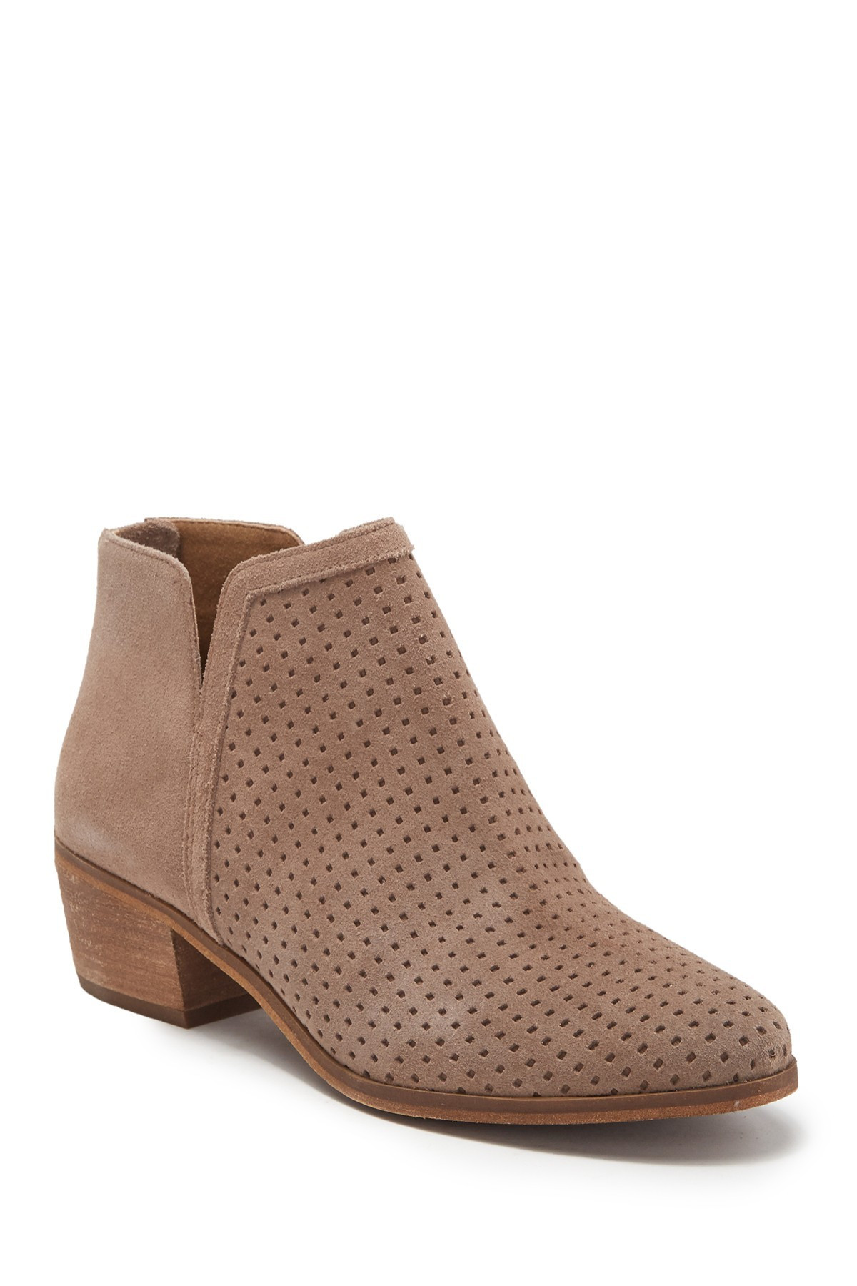 SUSINA | Kyle Perforated Suede Ankle Bootie | Nordstrom Rack | Nordstrom Rack