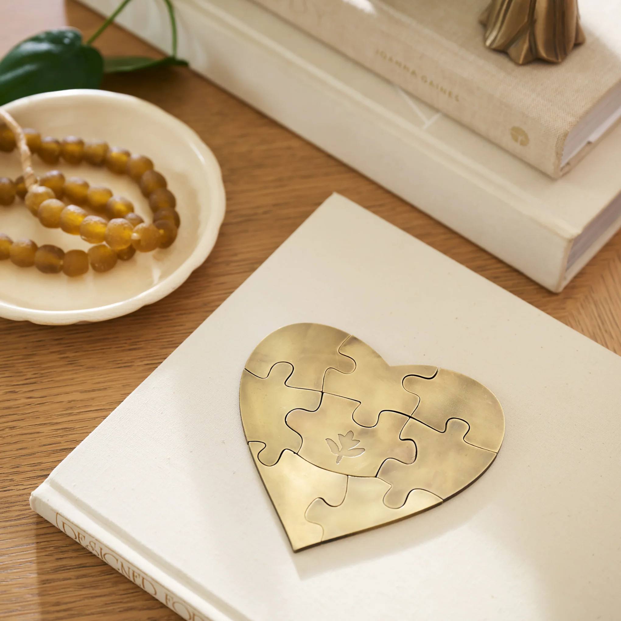 Antique Brass Decorative Puzzle | Magnolia