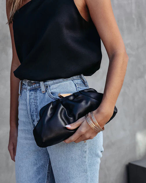 Welma Pochette Clutch - Black | VICI