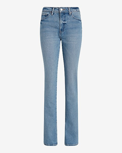 Mid Rise Light Wash Skyscraper Jeans | Express
