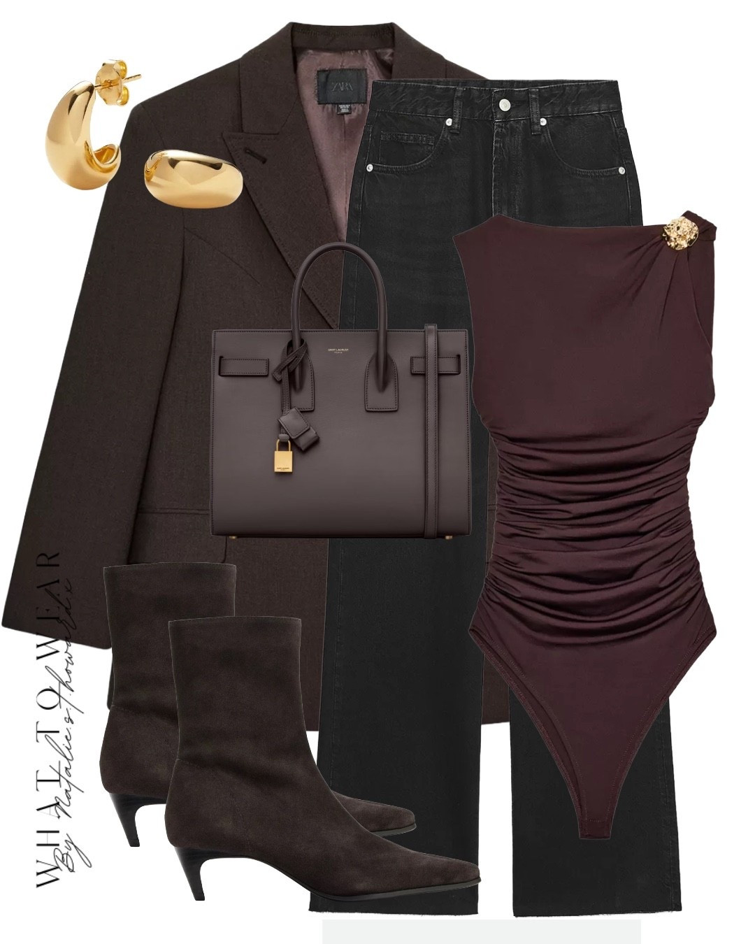 Styling a brown blazer with black wide leg jeans , brown suede boots and a brown bodysuit . Such a nice smart casual autumn outfit which is also timeless x

#LTKuk #LTKstyletip #LTKautumn