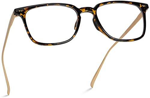 WearMe Pro - Modern Square Style Metal Frame Blue Light Blocking Computer Glasses | Amazon (US)