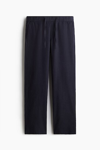 H & M - Hose aus Leinenmix in Relaxed Fit - Blau - Herren | H&M (DE, AT, CH, NL, FI)