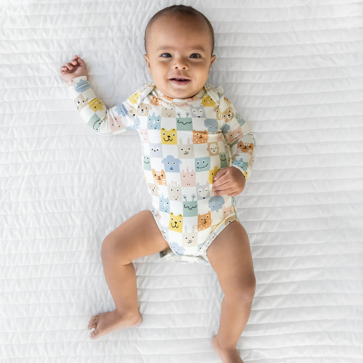 Check Mates Bodysuit | Little Sleepies