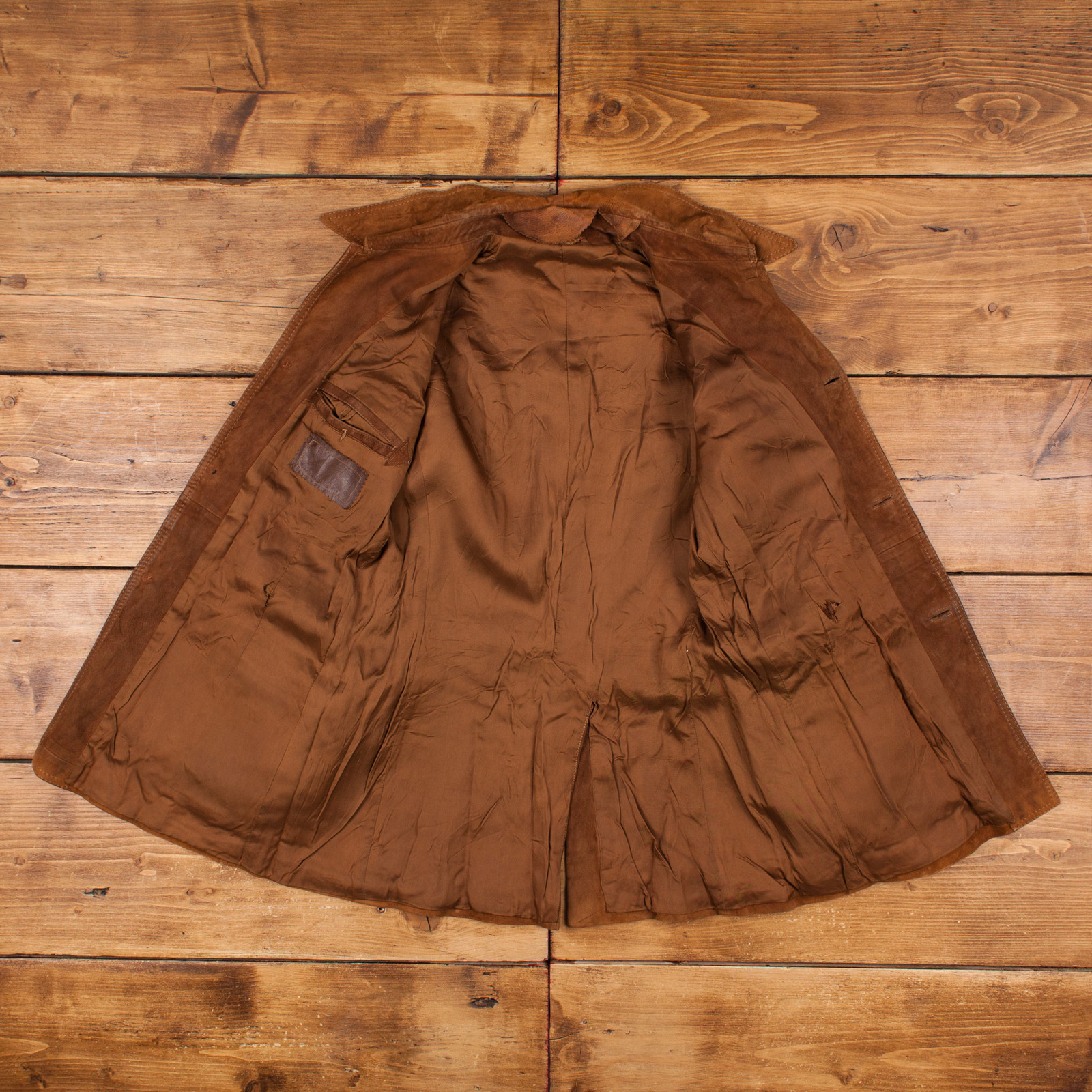 Vintage Leather Jacket M Suede Brown Womens Button  | eBay | eBay UK