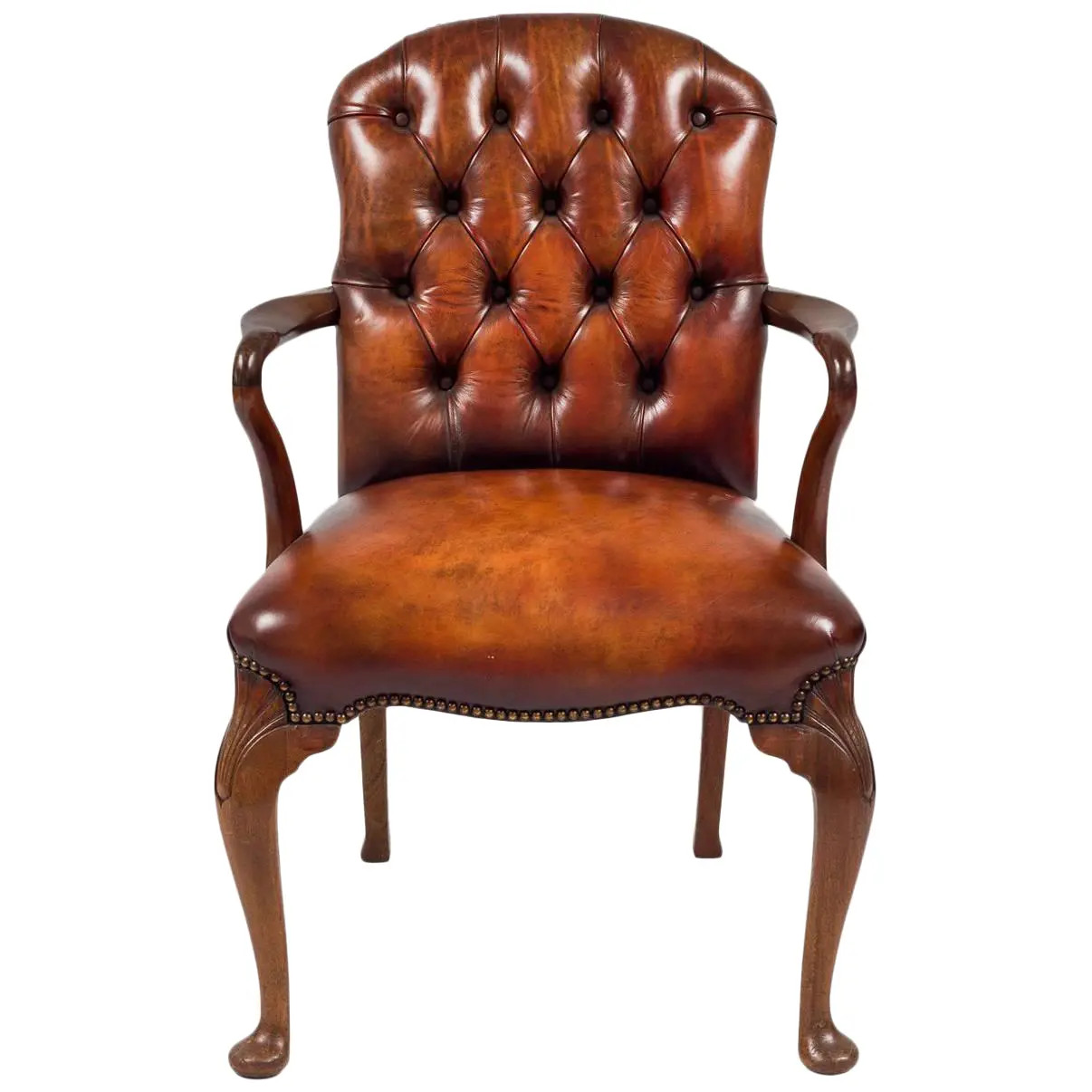 English Shepherd's Crook Armchair | Chairish