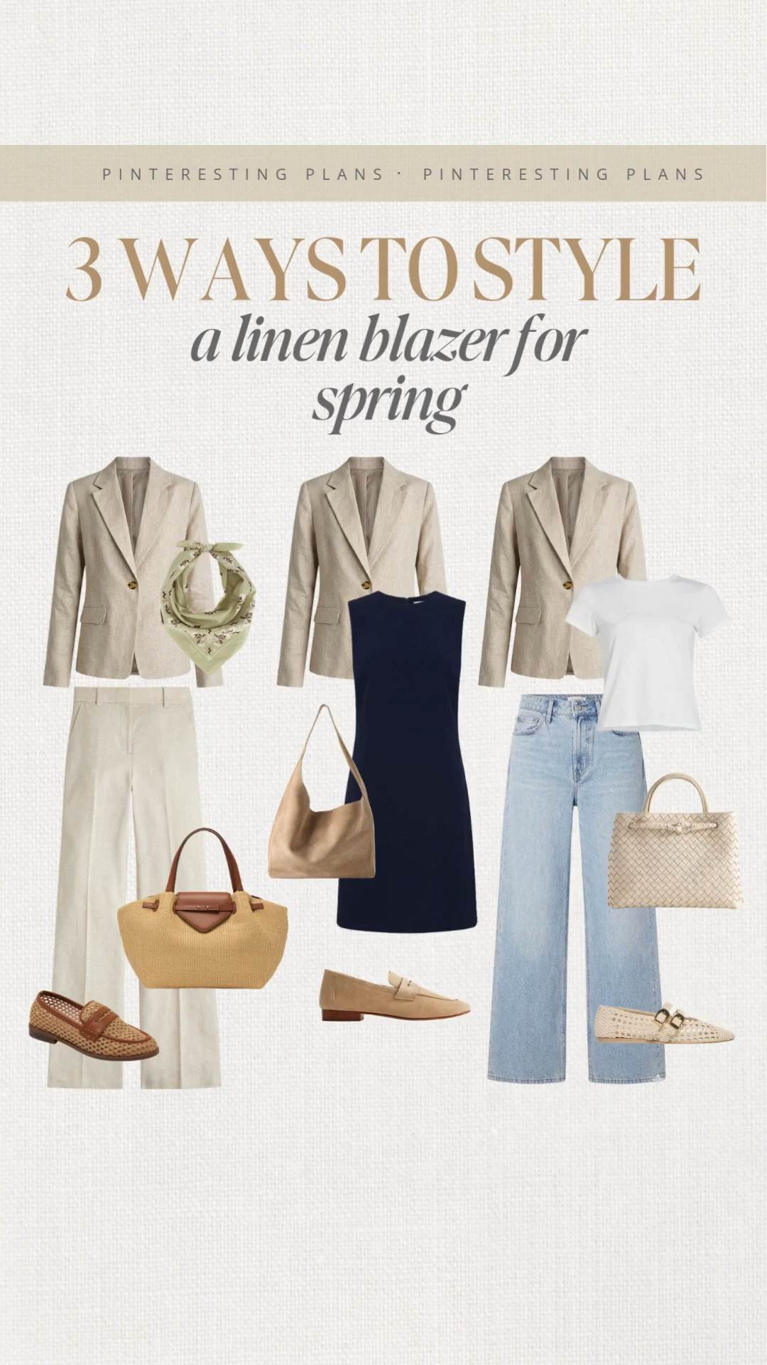 Three ways to style a linen blazer for spring 🙌🏻🙌🏻￼

#LTKootd #LTKSeasonal