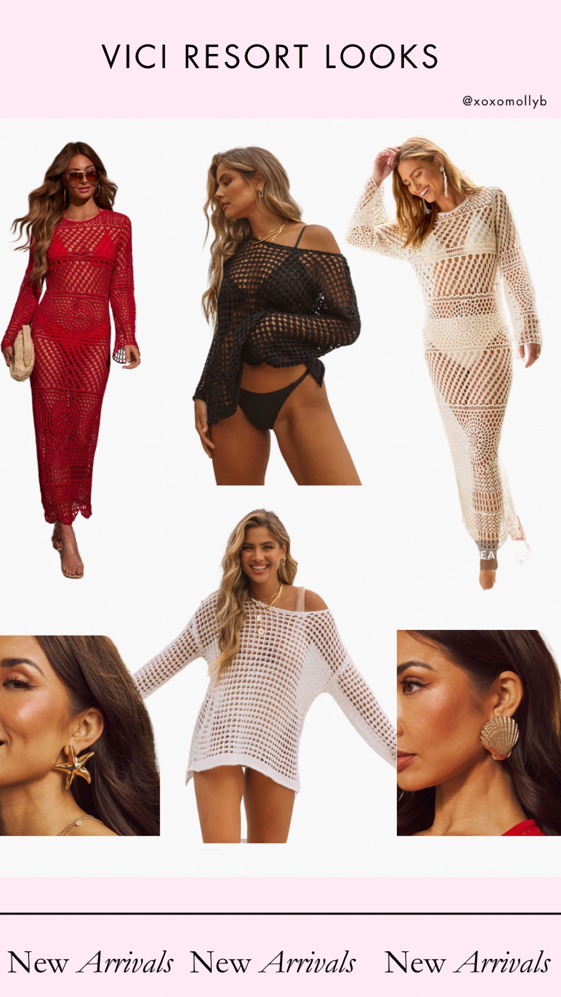 Currently loving these new resort swim cover ups and beachy earrings from Vici! 

Vici, resort style, resort outfit, resort fashion, resort ootd, resort outfit ideas, spring accessories, resort accessories, boutique style, boutique fashion, resort earrings, resort accessories, spring accessories, swim coverups, swim coverup, crochet swim coverup, beach coverup, beach style, beach fashion, beach ootd, beach outfit idea 

#LTKSwim #LTKFindsUnder100 #LTKTravel