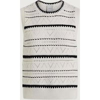 Athena Pointelle Knit Vest | Varley US, Egret / XL | Varley US