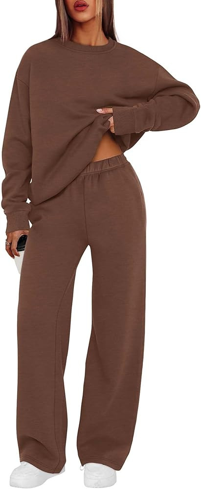 XIEERDUO Sweatsuits Women 2 Piece Outfit Matching Lounge Sets Fall Outfits 2025 Fashion Clothing ... | Amazon (US)
