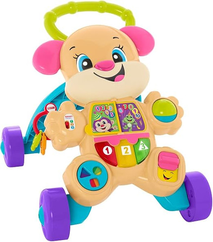 Click for more info about Fisher-Price Laugh & Learn Smart Stages Learn with Sis Walker, Musical Walking Toy for Babies and...