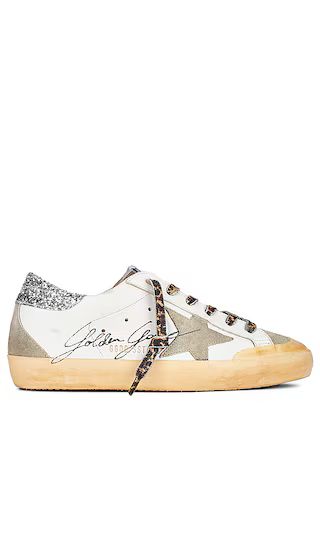 Superstar Sneaker in White, Taupe, & Silver | Revolve Clothing (Global)