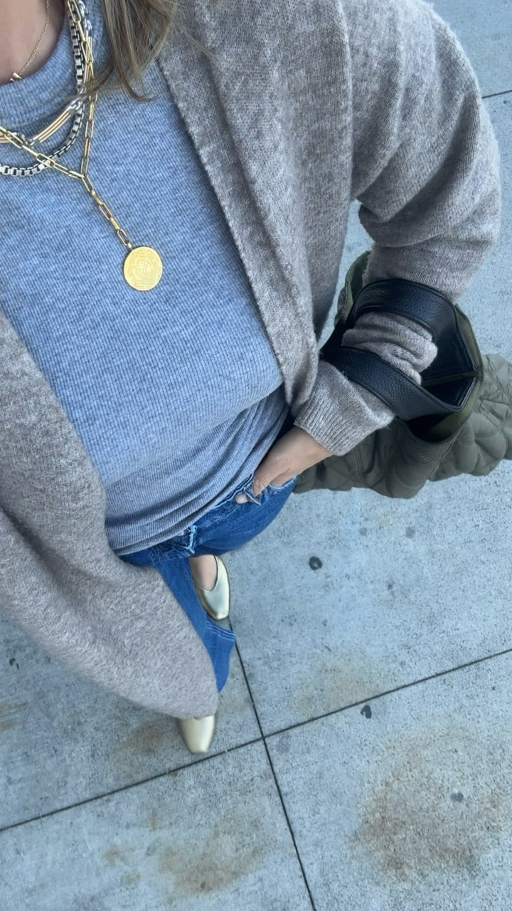 Birdies on sale ballet flats with gold details 