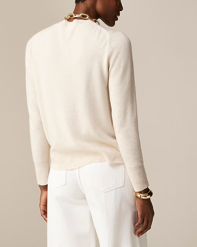 Cashmere classic-fit crewneck sweater | J. Crew US
