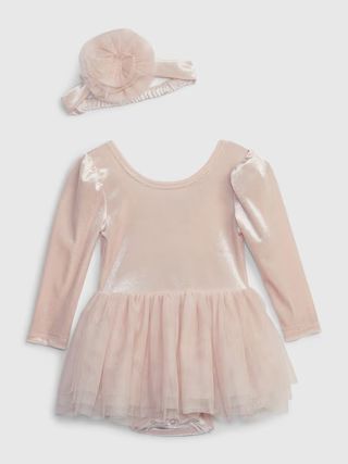 Baby Velvet Tulle Dress Set | Gap (US)