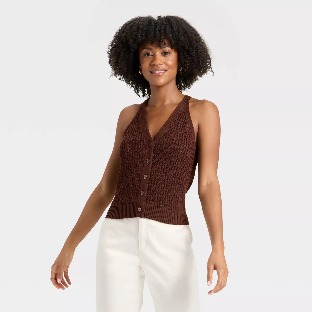 Women's Crochet Vest - A New Day™ | Target