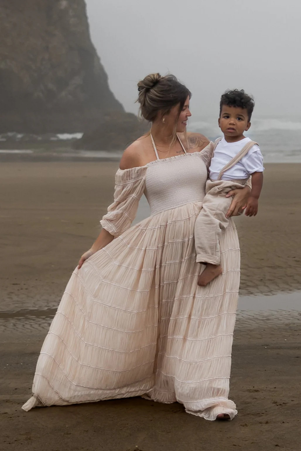 Women's Pippa Maxi (natural chiffon) | INDIE BLUE