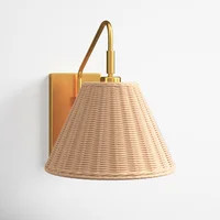 Maebel Armed Rattan Sconce | Wayfair North America
