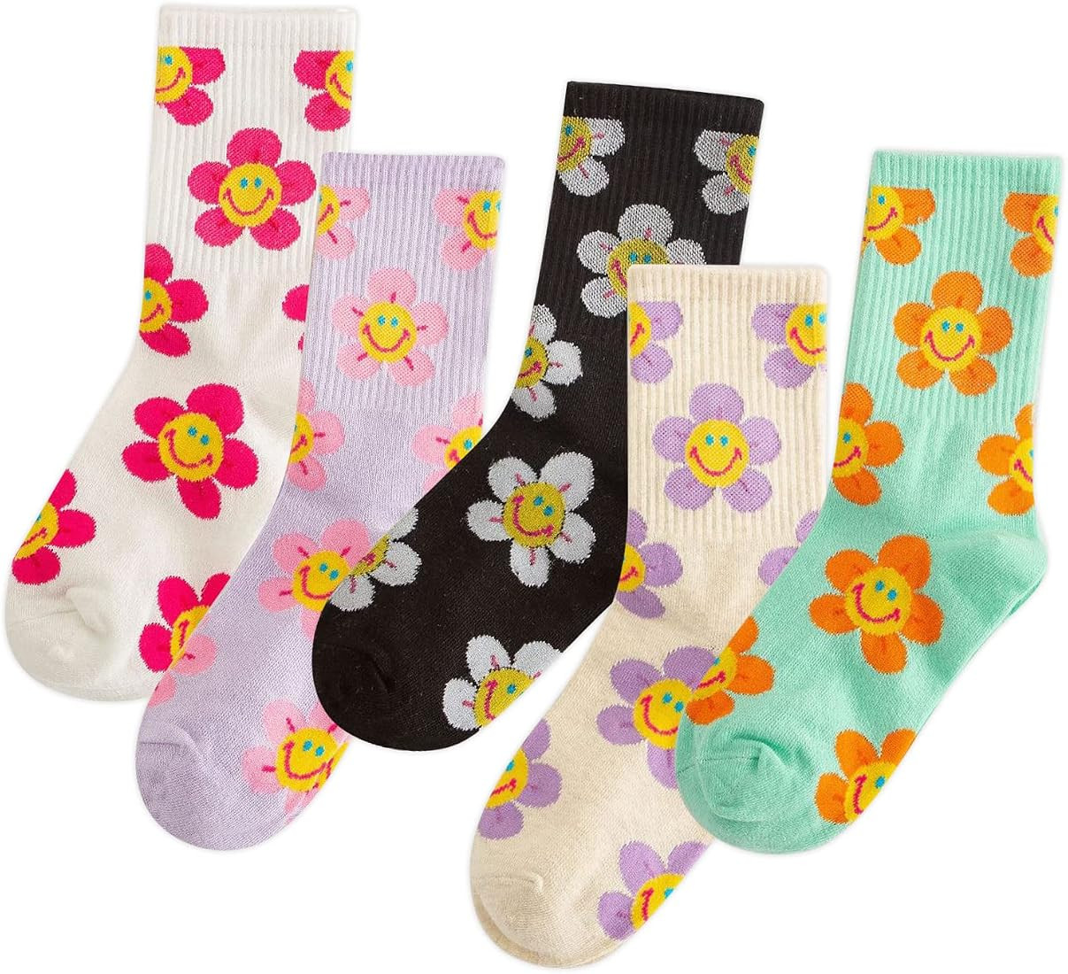 IIG 3-6 Pairs Womens Cute Animal Patterned Funny Novelty Cotton Crew Socks | Amazon (US)