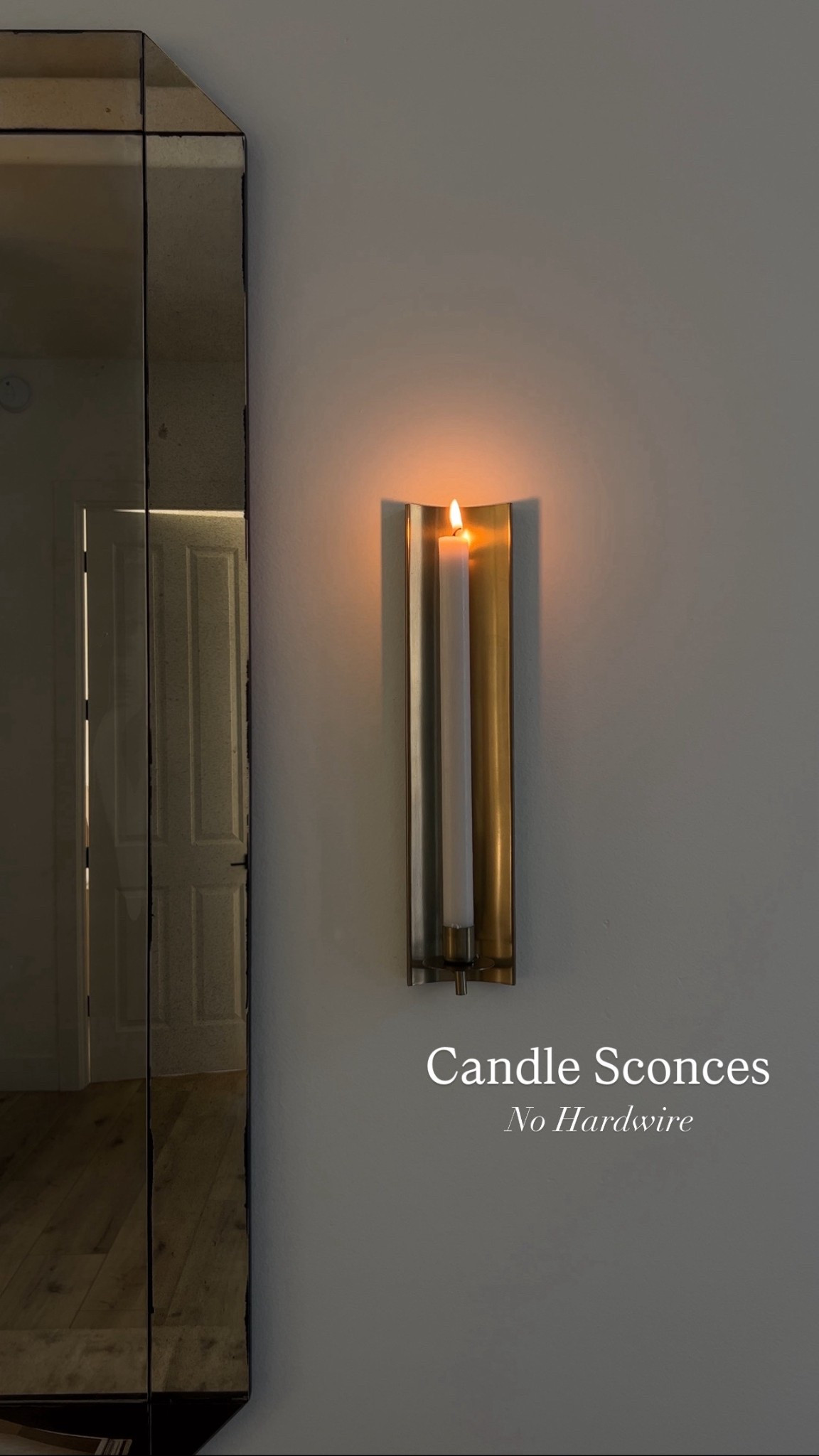 No Hardwire Candle Sconces! Great rental friendly lighting hack! 😍

#LTKHome