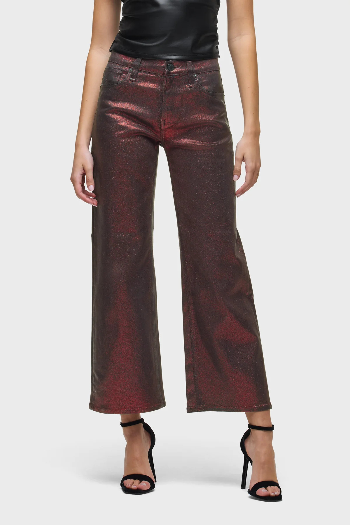 Rosie High-Rise Wide Leg Ankle | Hudson Jeans