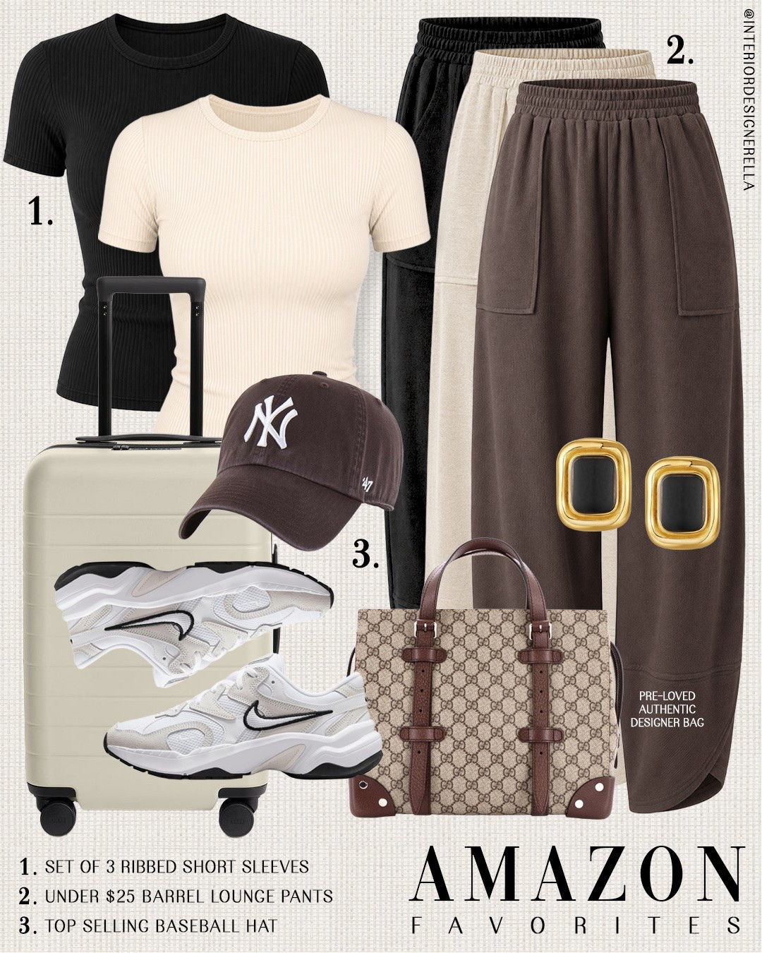 Under $25 barrel lounge pants + set of 3 ribbed short sleeves! ✨ Click on the “Shop Amazon ootd” collections on my LTK to shop!🤗 Have an amazing day!! Xo!!

#LTKootd #LTKWorkwear #LTKTravel