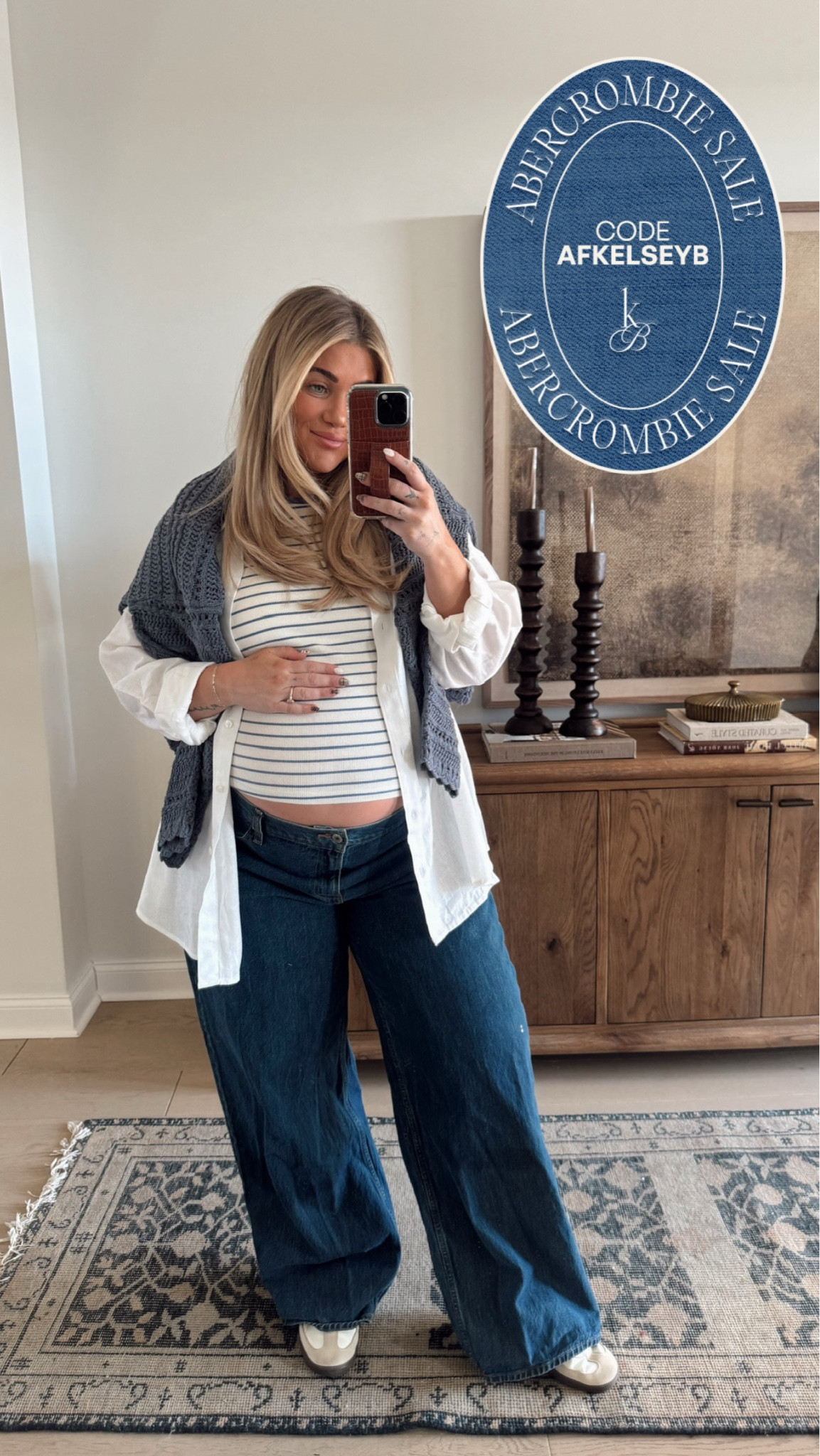 Abercrombie sale💙 code AFKELSEYB 

Tank- Large
Button down- XL
Jeans- 34

#LTKSaleAlert