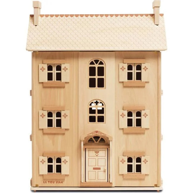 The Original Natural Wood Doll House (Beige) - Kids Toys | Le Toy Van from Maisonette | Maisonette