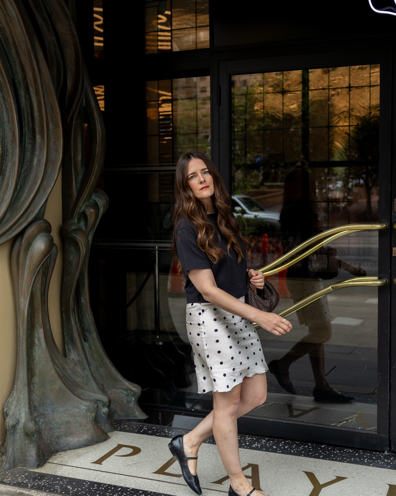 Loving the polka dot trend, a classic print is always a good idea in my books. This cream and black polka dot midi skirt is perfect. #ltkxdavidjones 

#LTKaustralia #LTKstyletip