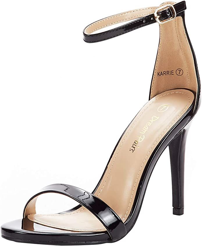 DREAM PAIRS Women's Karrie High Stiletto Pump Heeled Sandals | Amazon (US)