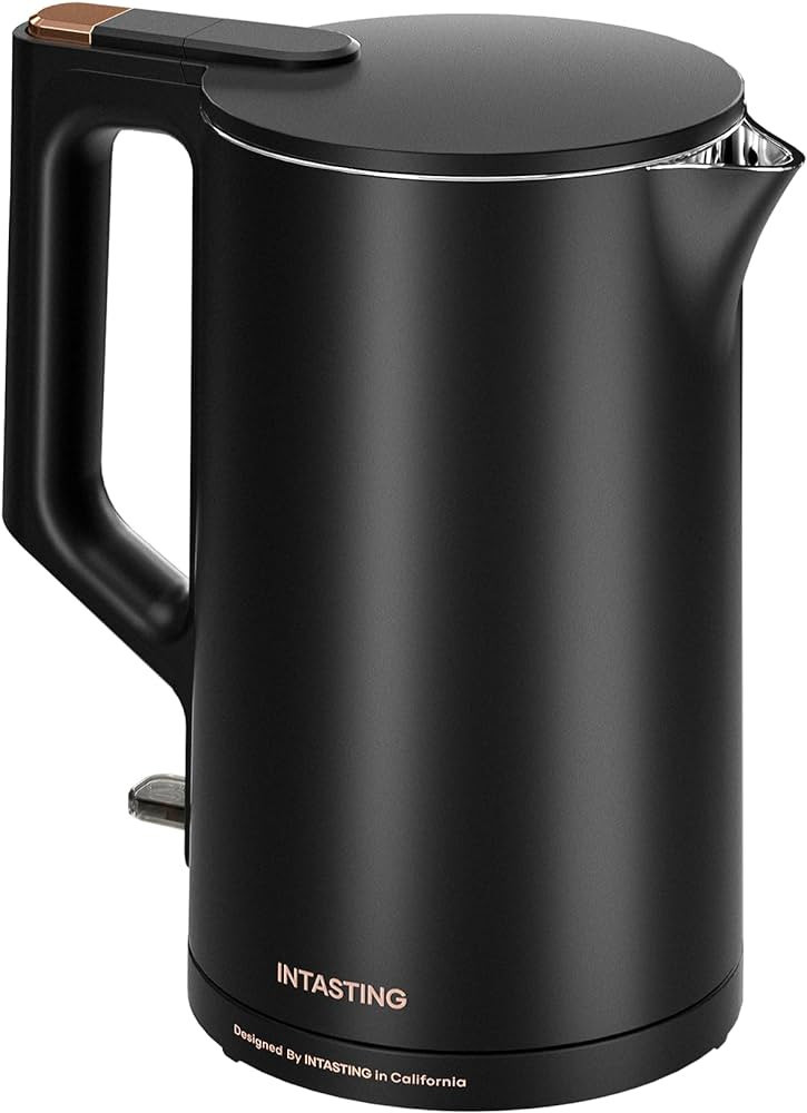 INTASTING Electric Kettle, High Capacity 1.5L 1500W Fast Heating Double Wall Stainless Steel BPA-... | Amazon (US)