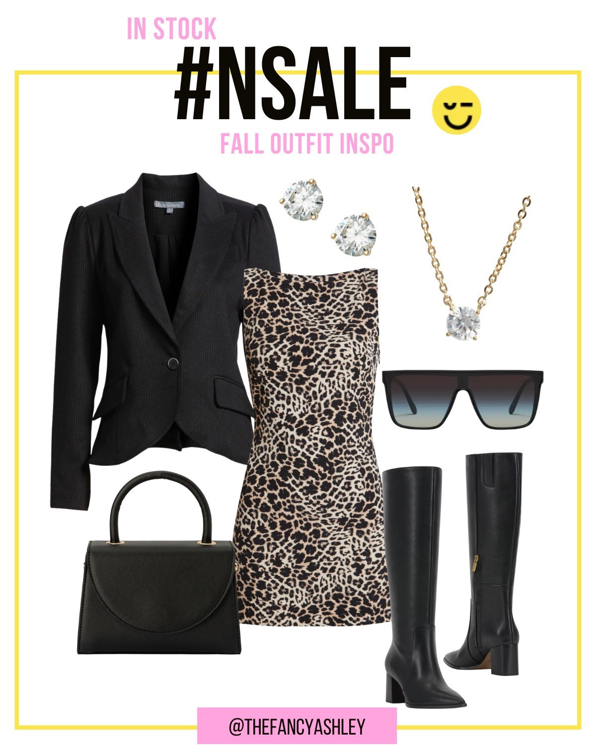 HOW CUTE is this leopard mini dress?! I’m fully obsessed. It’s giving fall vibes in the best way. I paired it with a blazer and knee-high black boots. Perfectly fab for girls’ night, cocktail hour, or a little date night action. Everything is still in stock, so run, don’t walk.

#LTKStyleTip #LTKSaleAlert #LTKSeasonal