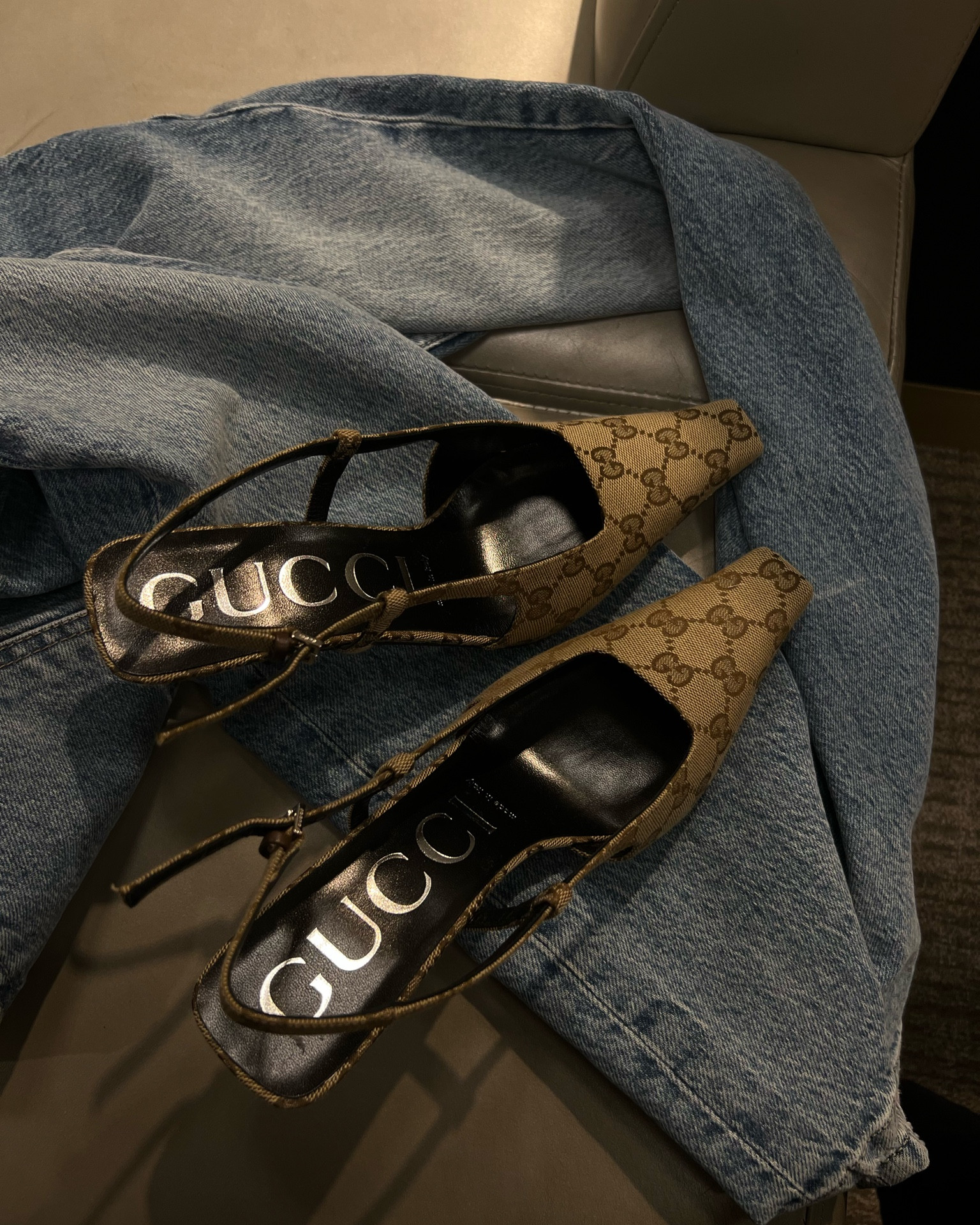 Shopping details ✨ These heels would make the best splurge gift for her. These jeans are SO soft and the perfect fit! I wear my true size in both the heels & denim. 

Gifts for her; gift guide; mom gift; wife gift; splurge gifts; Gucci heels; rails denim; soft denim; Nordstrom; shoe crush; Christine Andrew 

#LTKSeasonal #LTKshoecrush #LTKstyletip